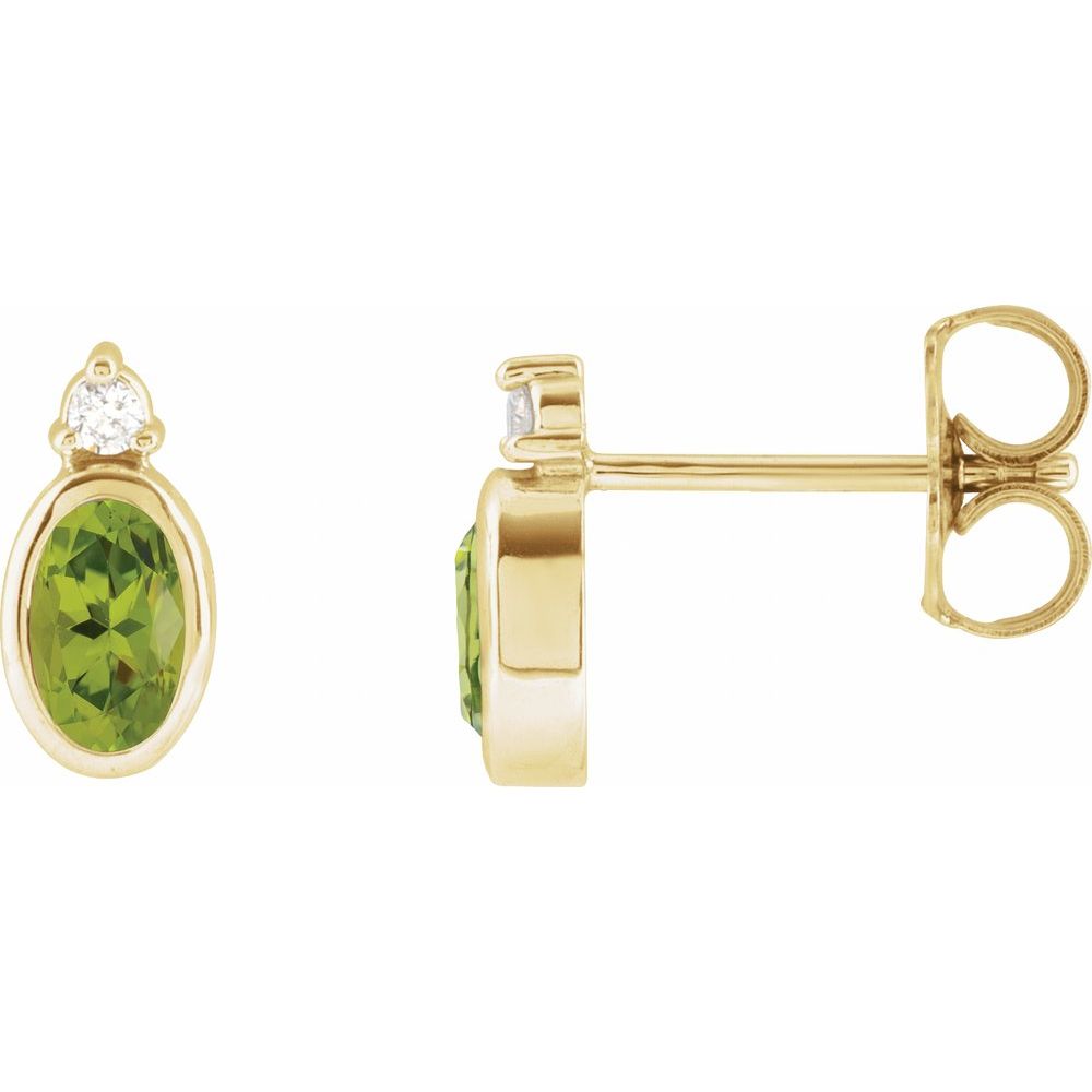 Yasmin Gemstone & Diamond Earrings