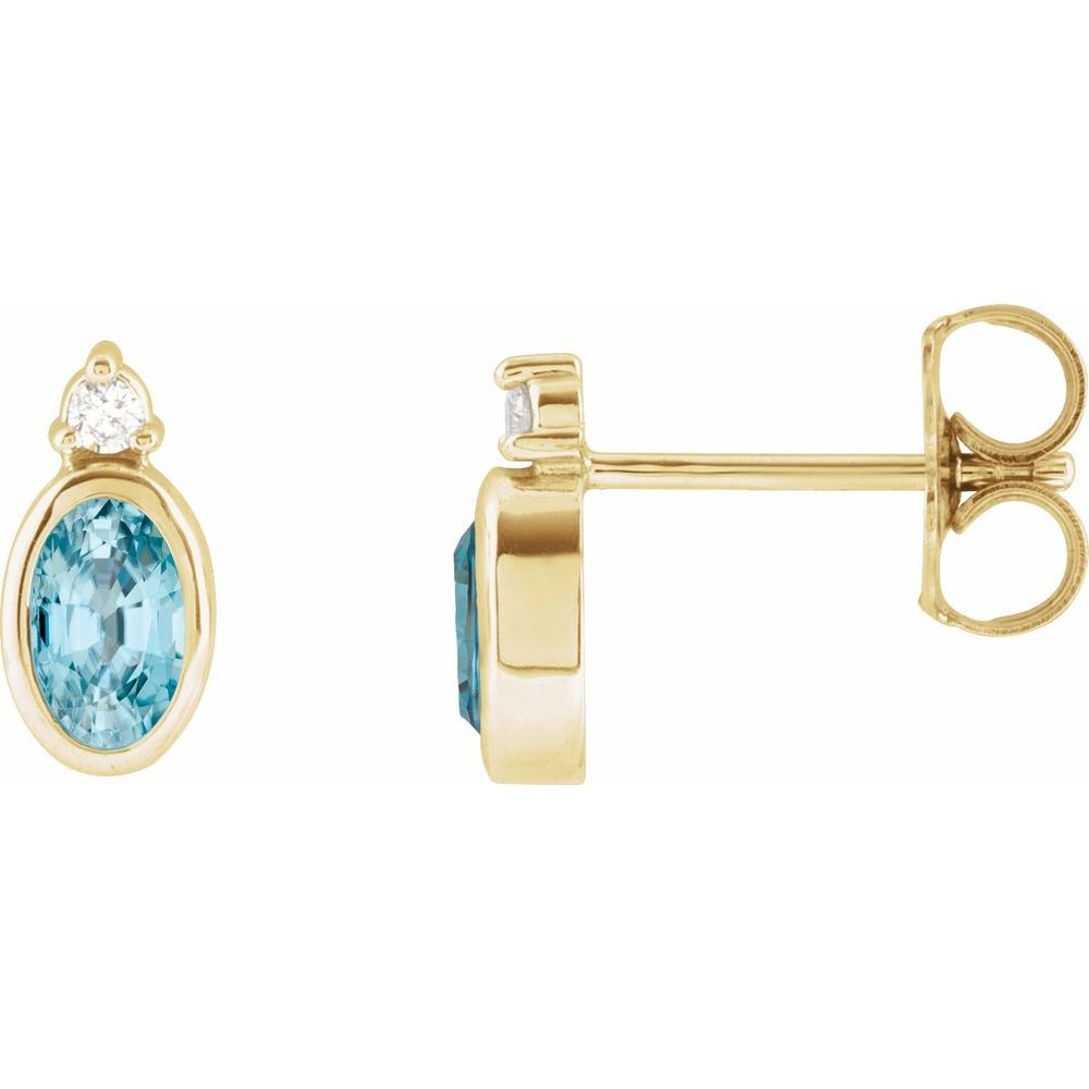 Yasmin Gemstone & Diamond Earrings