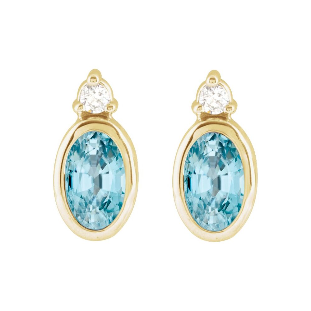 Yasmin Gemstone & Diamond Earrings