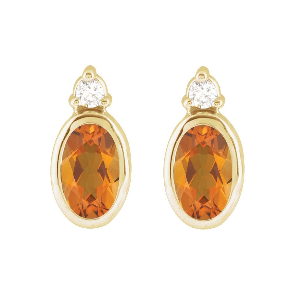 Yasmin Gemstone & Diamond Earrings