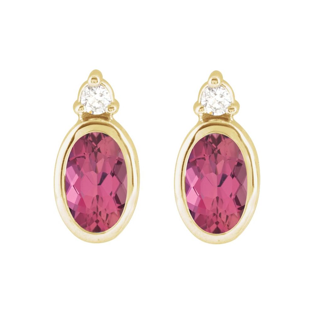 Yasmin Gemstone & Diamond Earrings