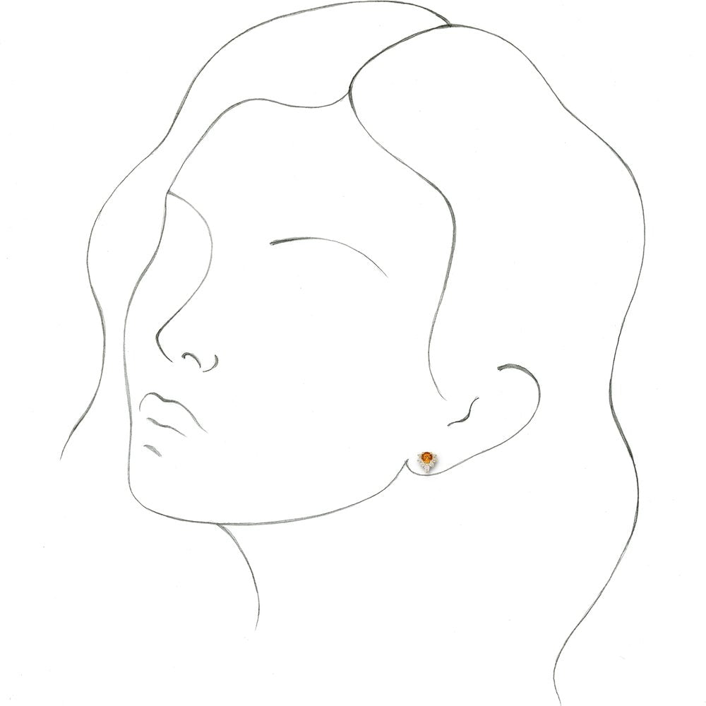 Delphine Gemstone & Diamond Earrings